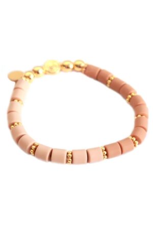 Dolce-armband-oudroze-taupe
